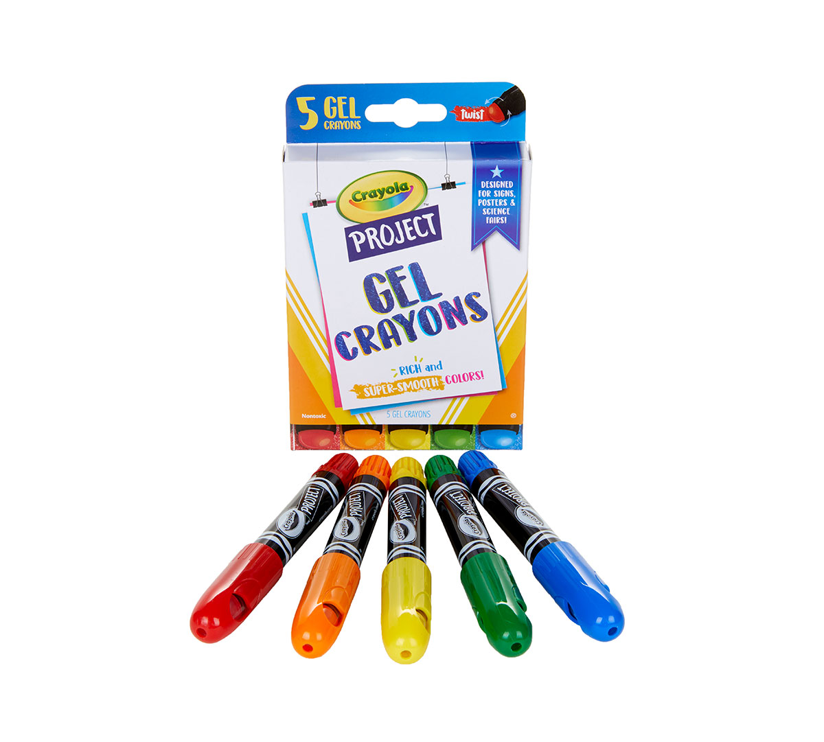 Gel Crayons 5 Count