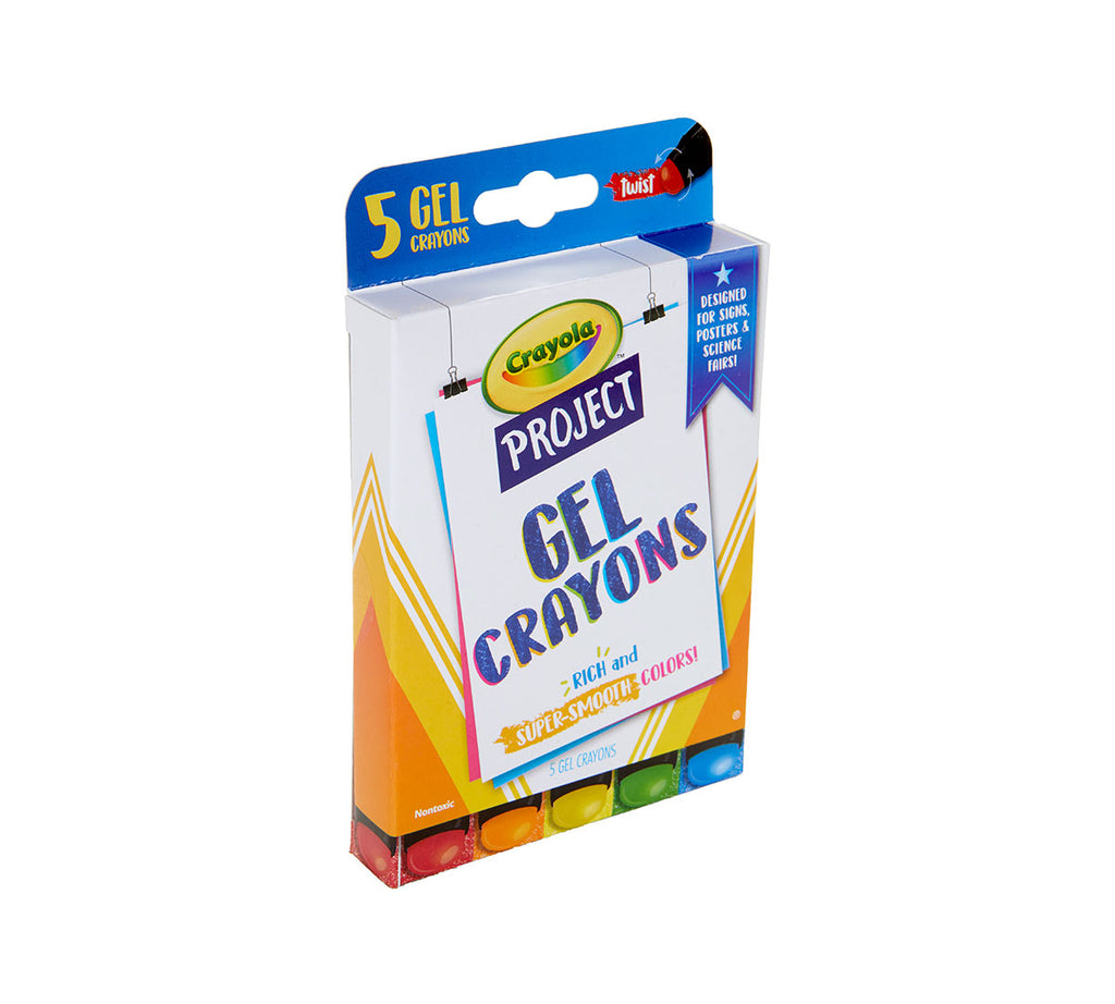 Gel Crayons 5 Count