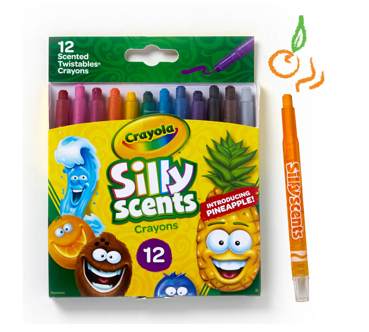 Silly Scents Mini Twistables Crayons Sweet Scents 12 Count