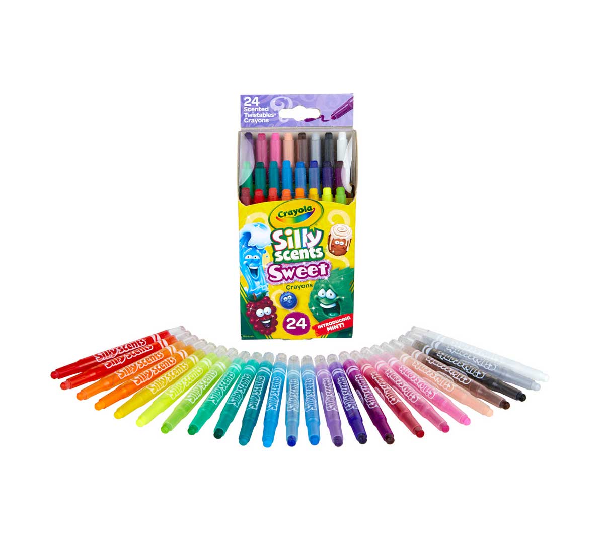 Silly Scents Mini Twistables Scented Crayons 24 Count