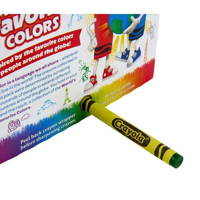 World's Favorite Colors 64 count Crayons