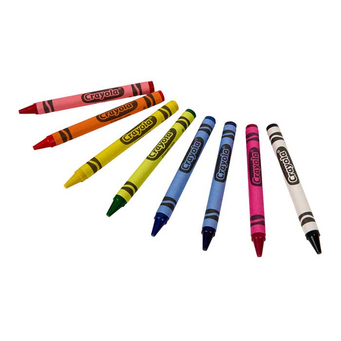 World's Favorite Colors 8 count Crayons