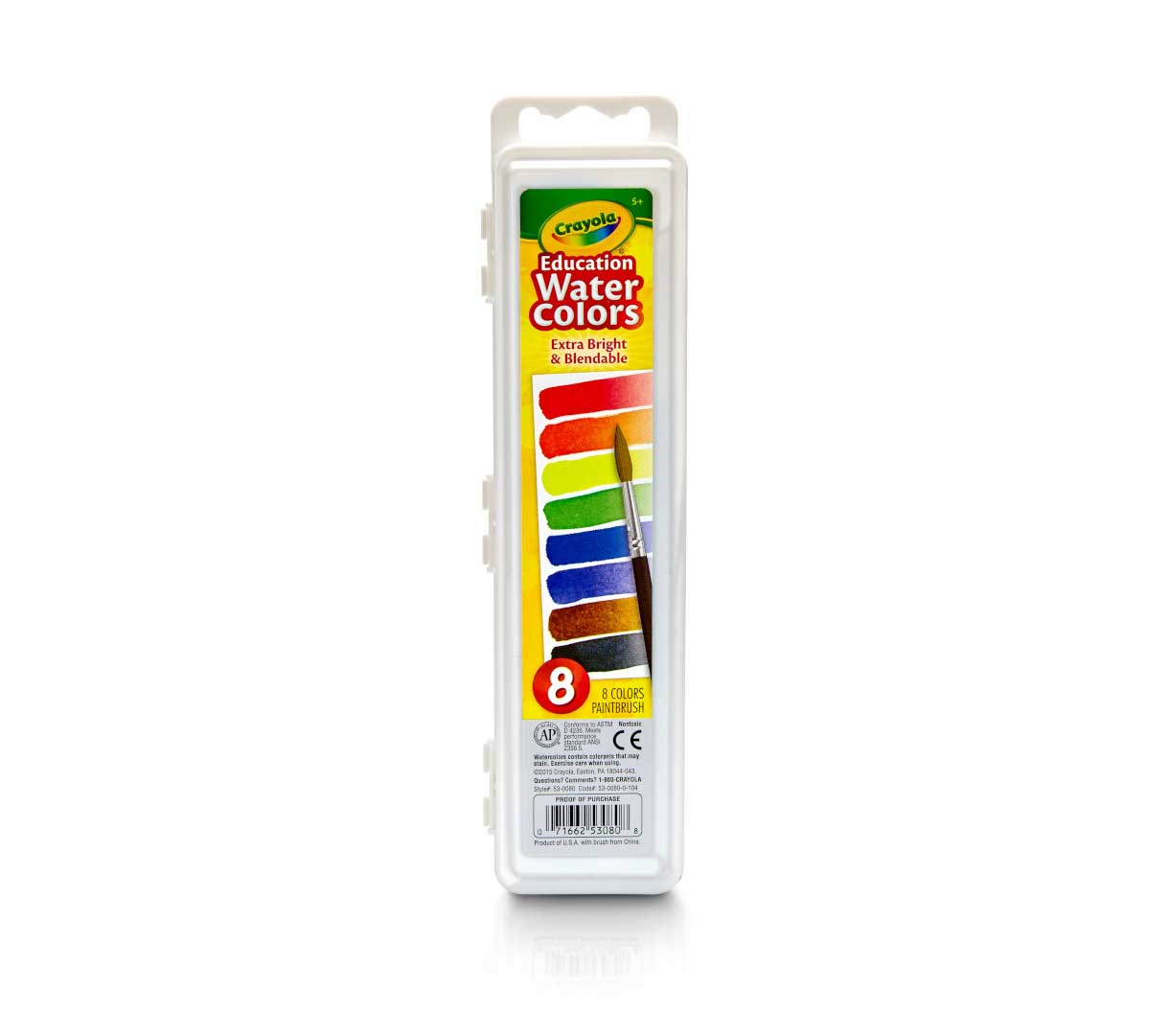 Semi-Moist Watercolor Paints 8 count
