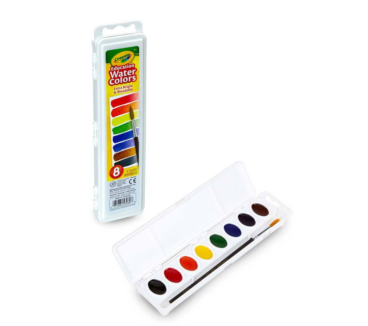 Semi-Moist Watercolor Paints 8 count