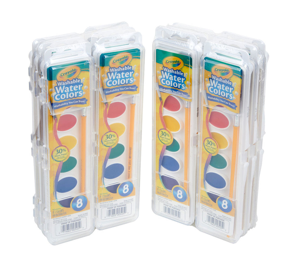 Washable Watercolors 12 Count 8 Colors