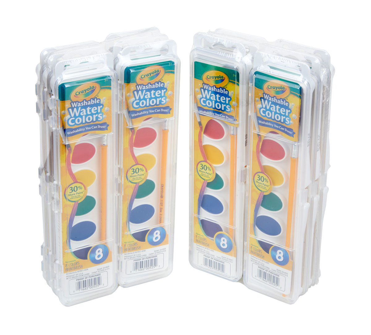 Washable Watercolors 12 Count 8 Colors
