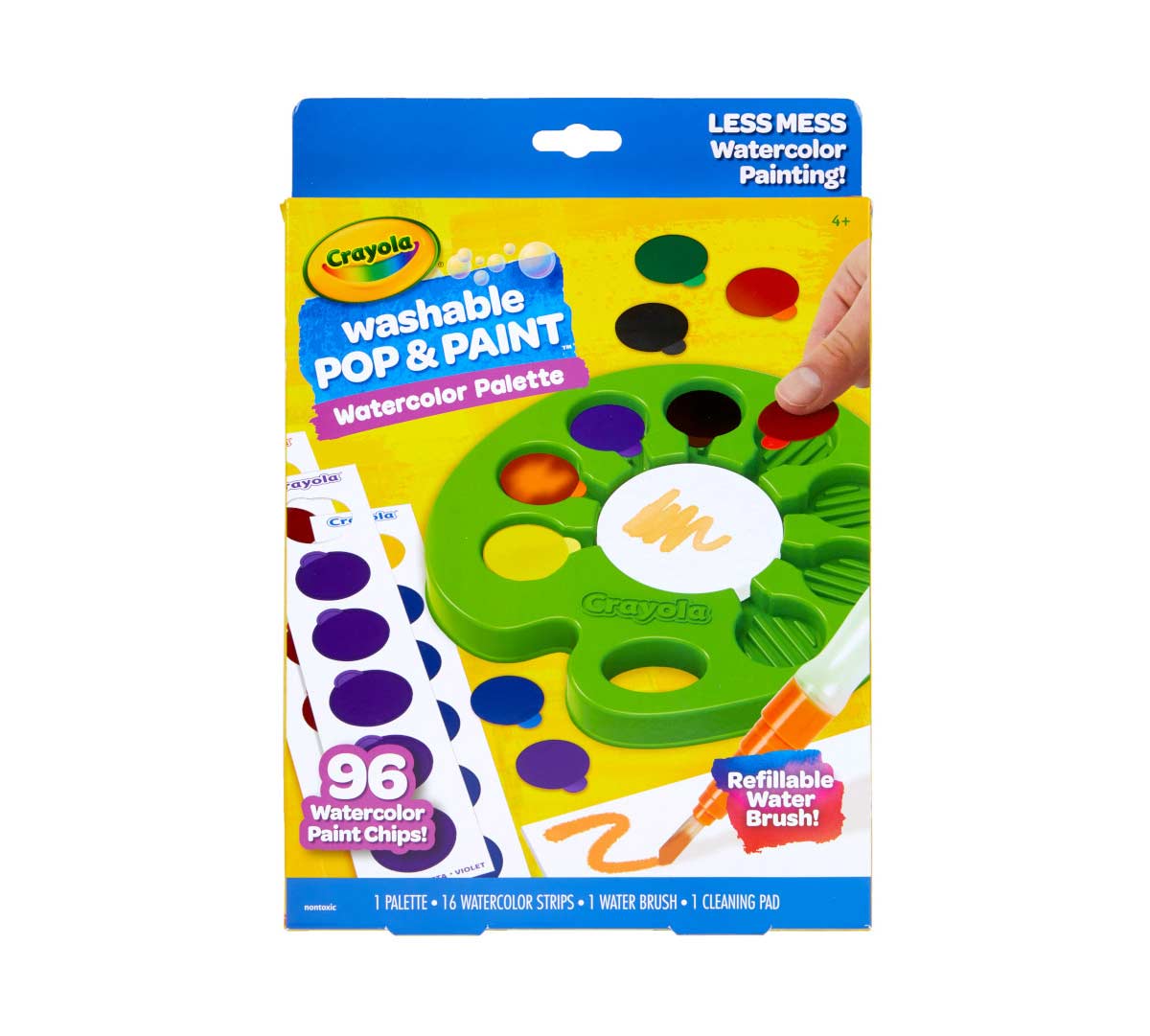 Washable Pop &amp; Paint Watercolor Palette