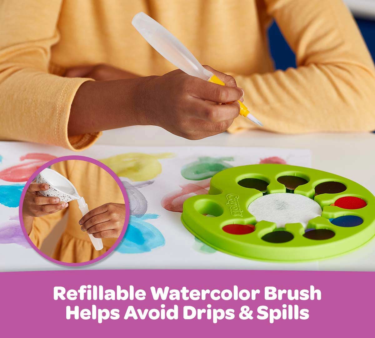 Washable Pop &amp; Paint Watercolor Palette