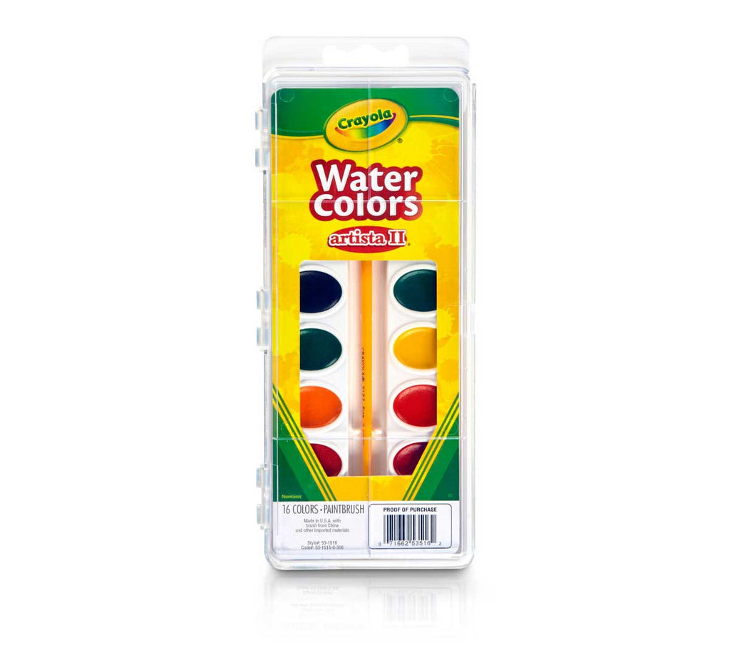 Artista II Watercolor Paints 16 count
