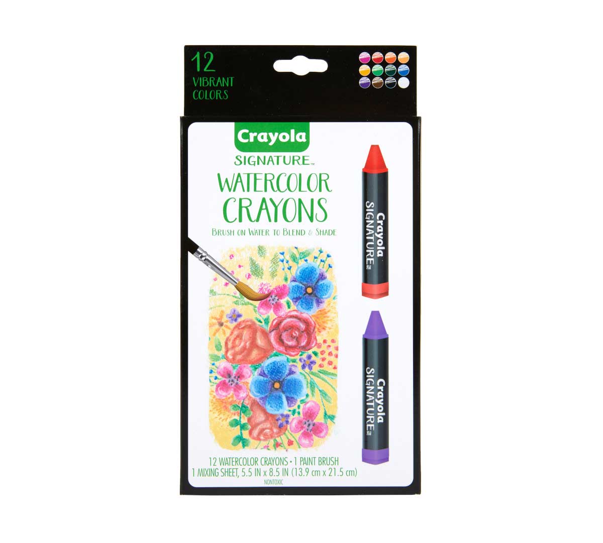 Signature Premium Watercolor Crayons Painting Set