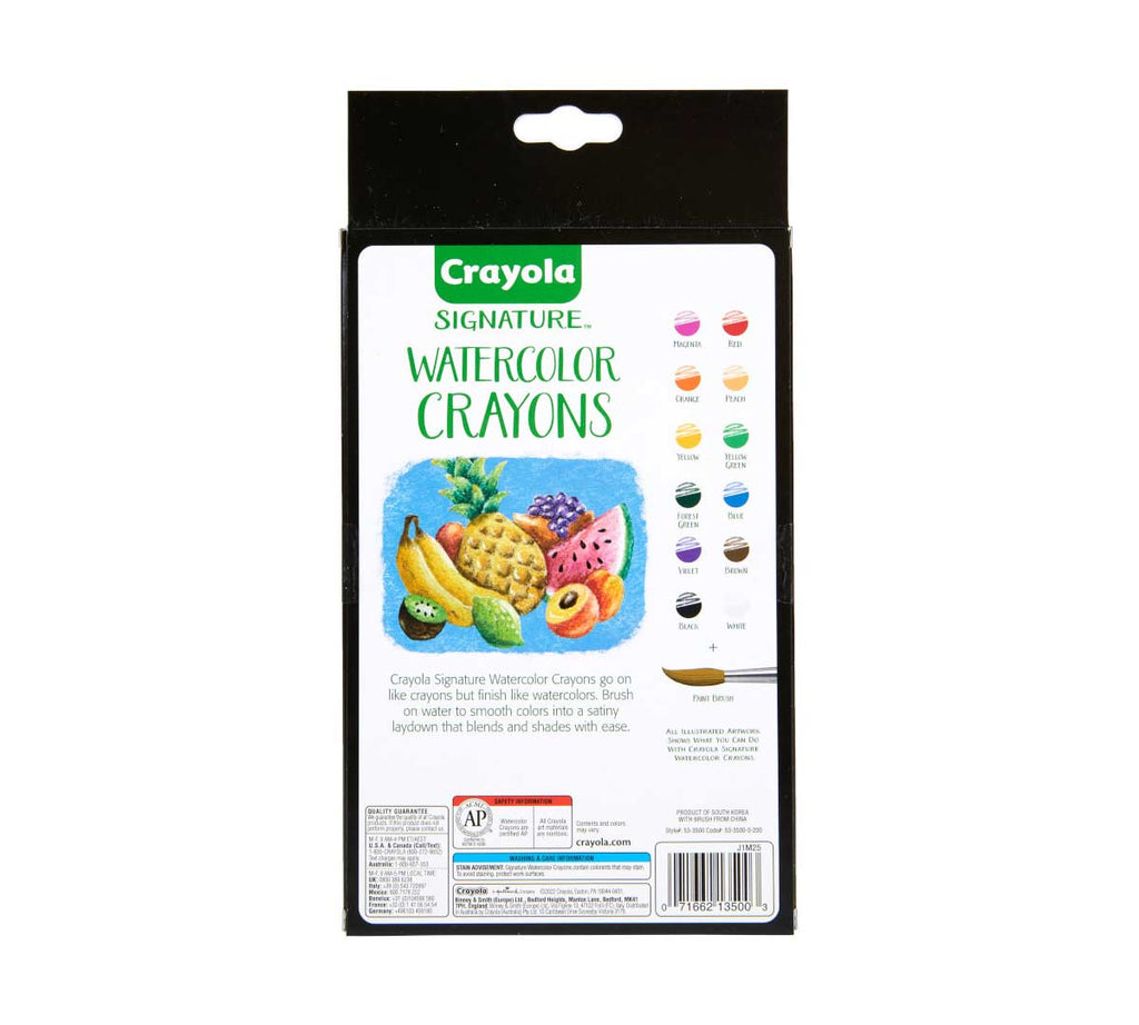 Signature Premium Watercolor Crayons Painting Set