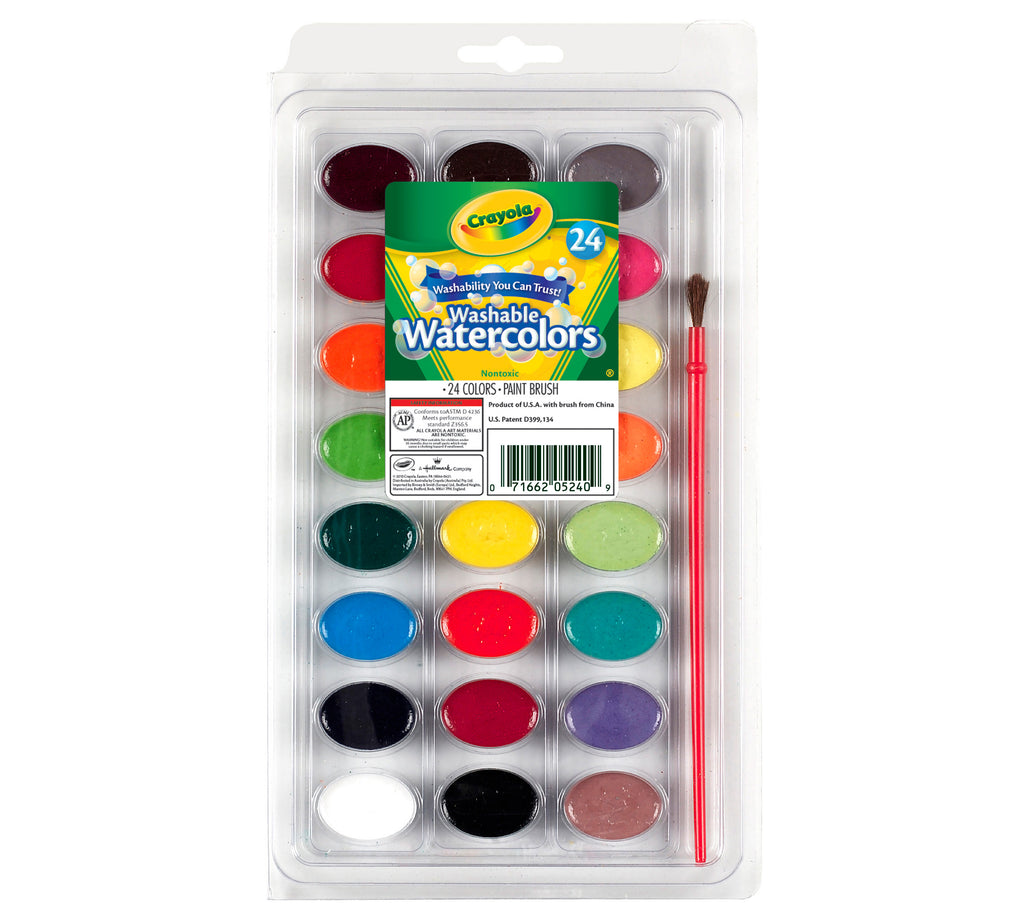 Washable Watercolors 24 ct.