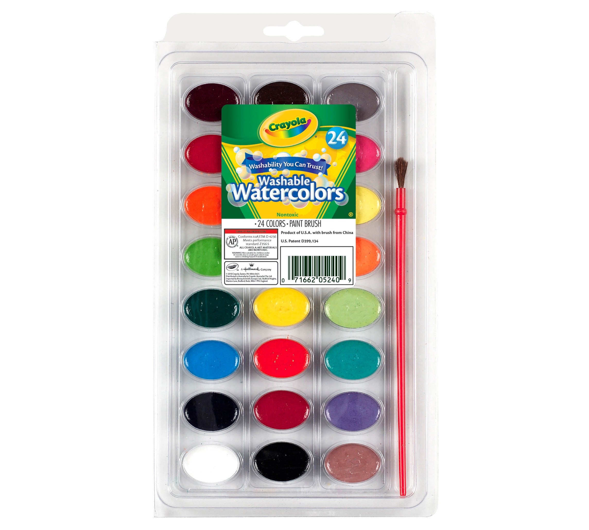 Washable Watercolors 24 ct.