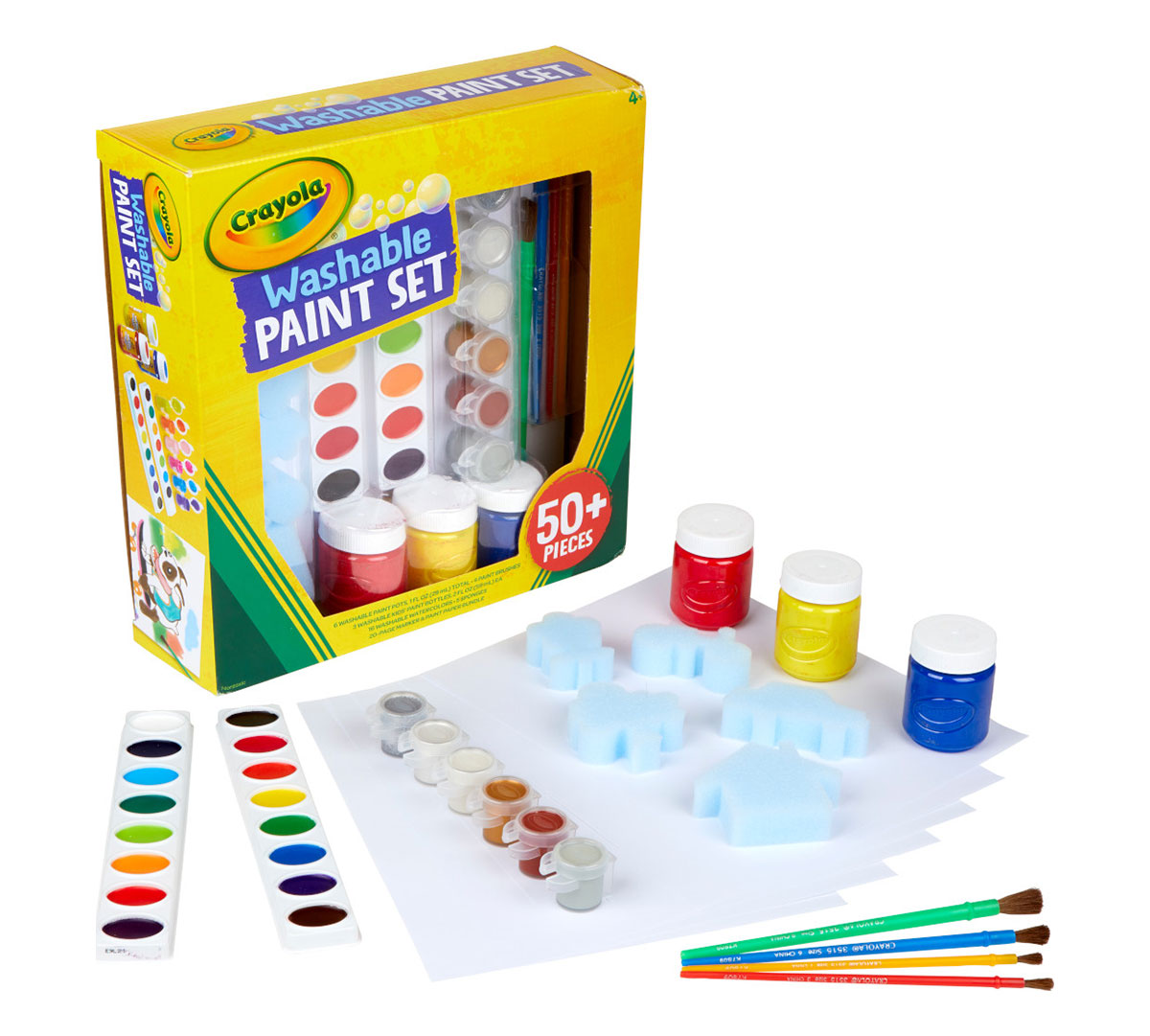 Washable Paint Set Over 50 Pieces