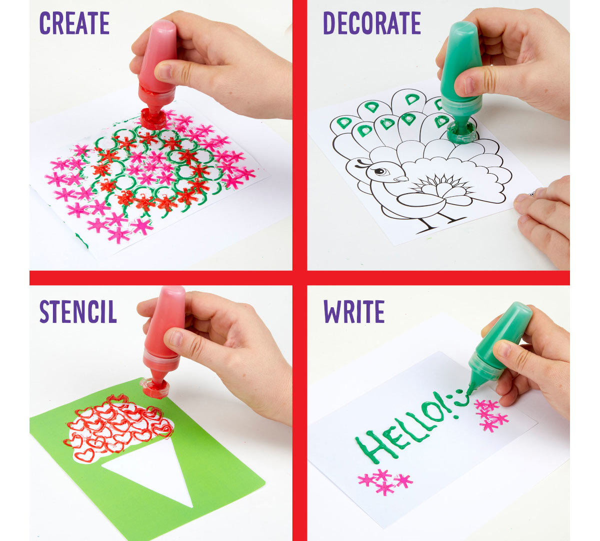 Washable Paint Stampers