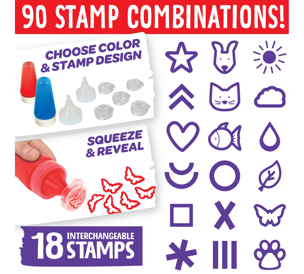 Washable Paint Stampers