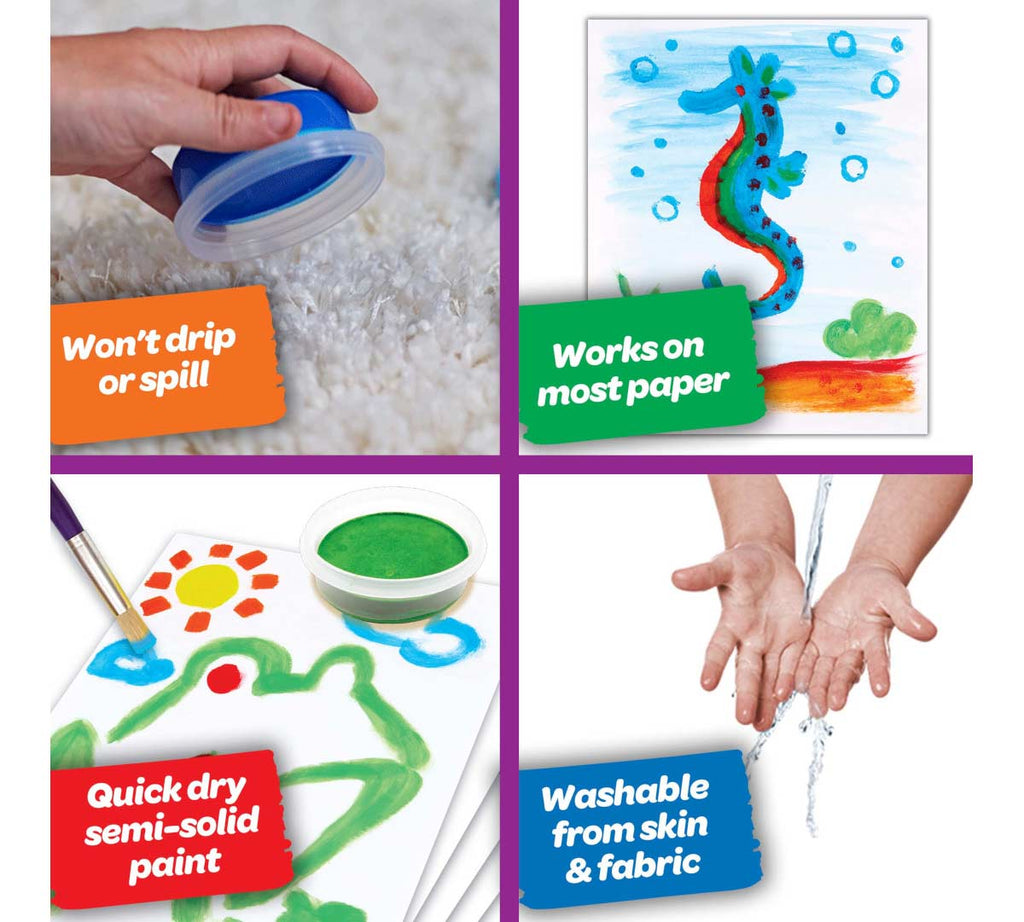 Spill Proof Washable Paint Set