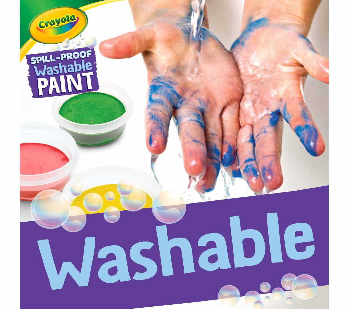 Spill Proof Washable Paint 5 count