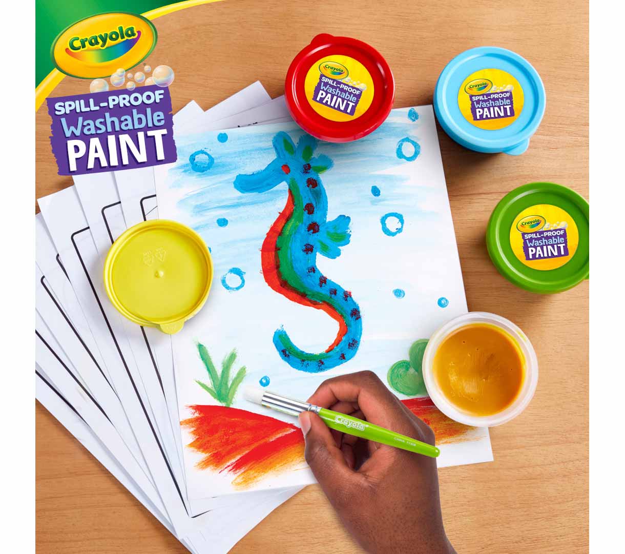 Spill Proof Washable Paint 5 count