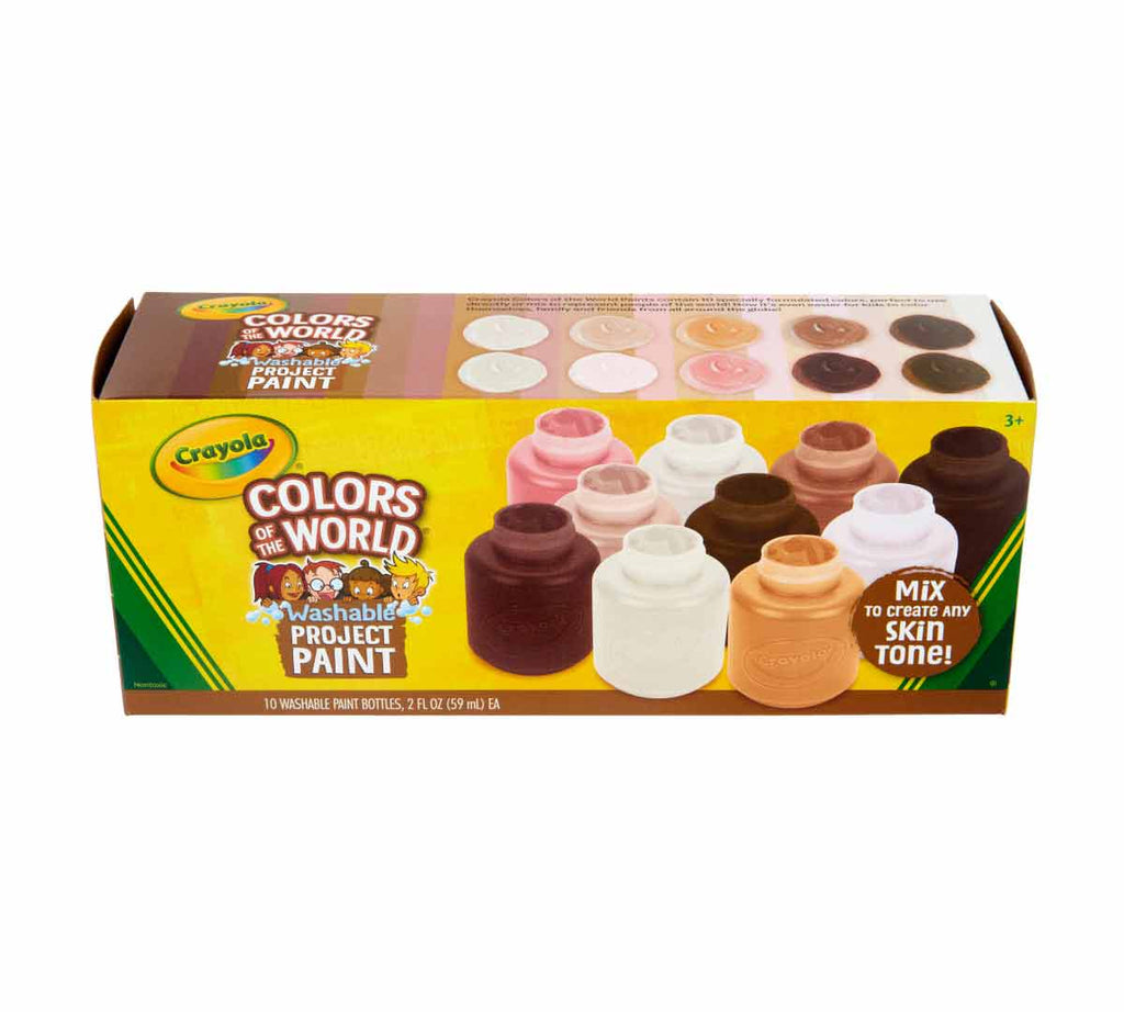 Colors of The World Washable Paint 10 Count 2 Ounce Bottles