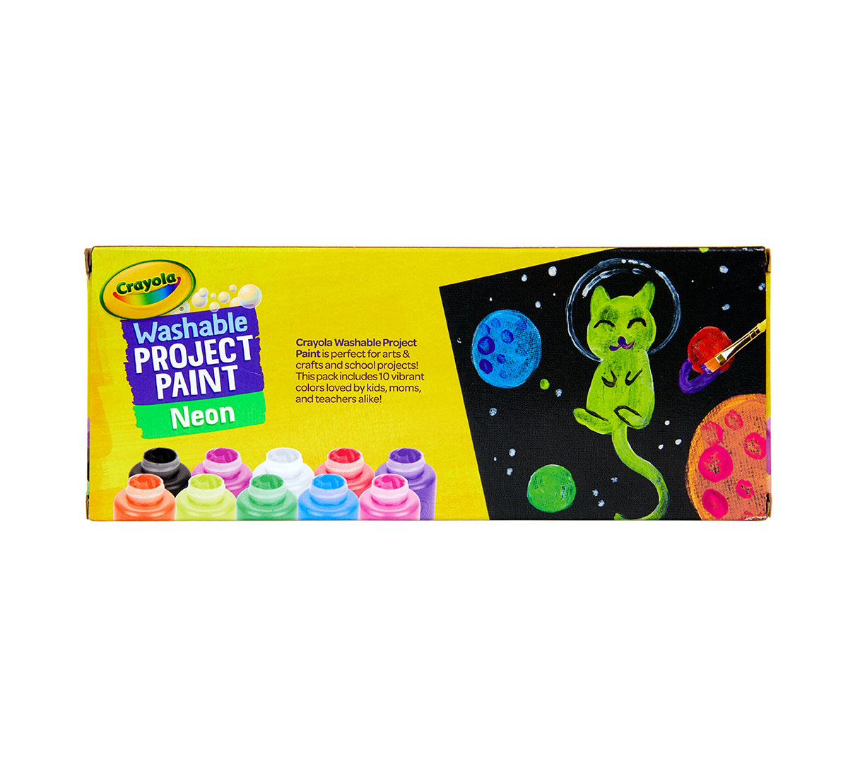 Washable Neon Paint 10 Count