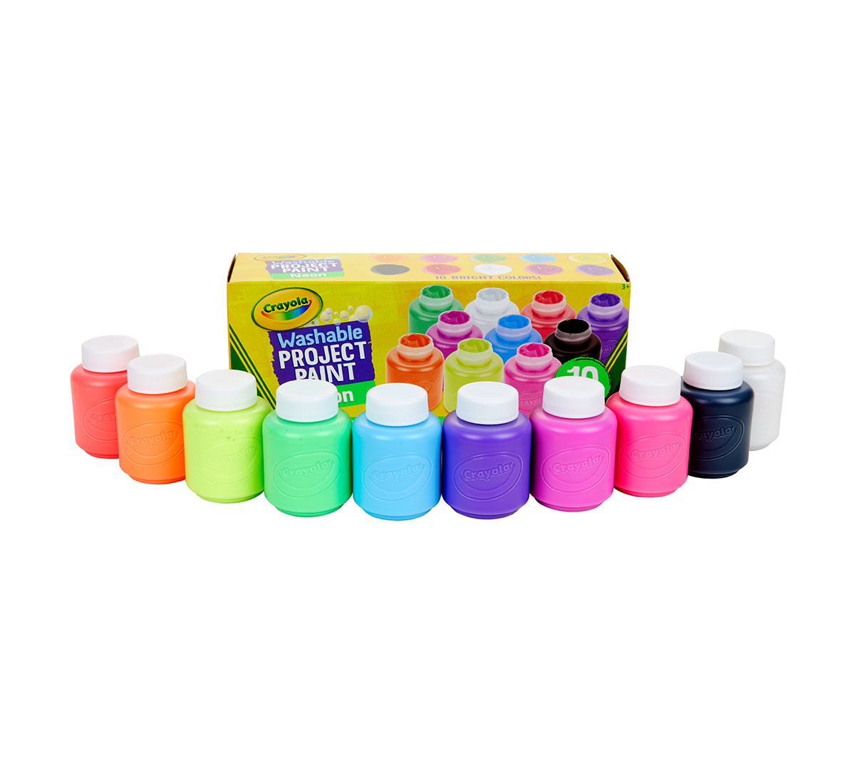 Washable Neon Paint 10 Count