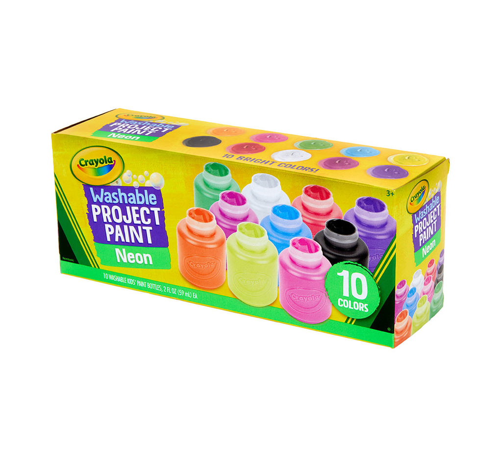 Washable Neon Paint 10 Count