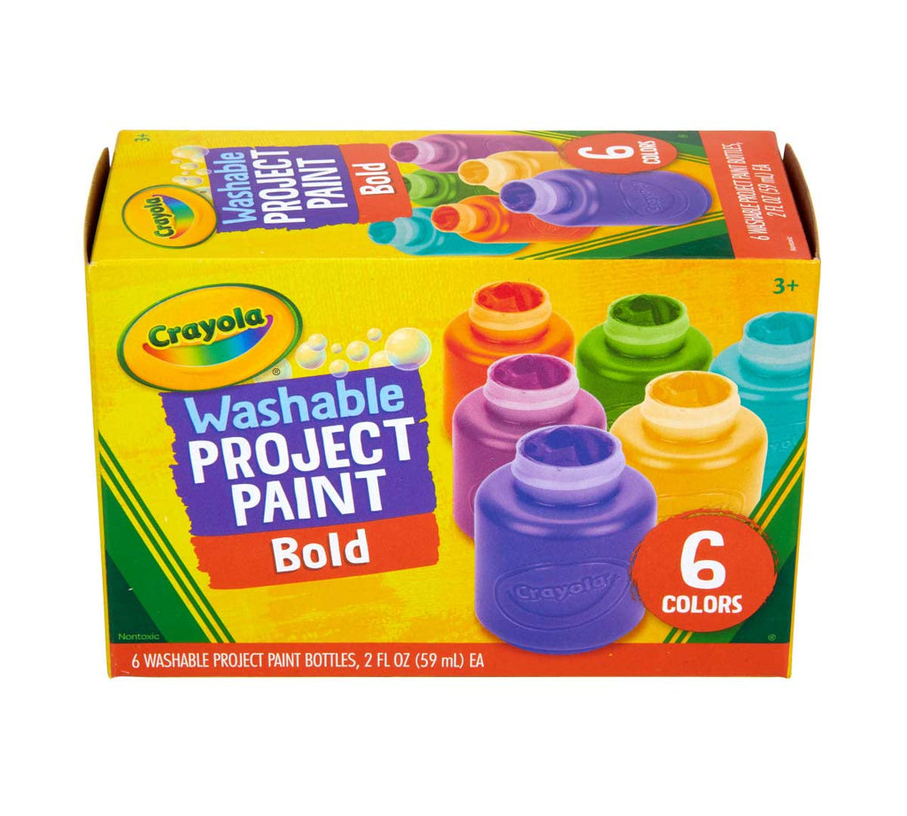 Washable Project Paint Set Bold Colors