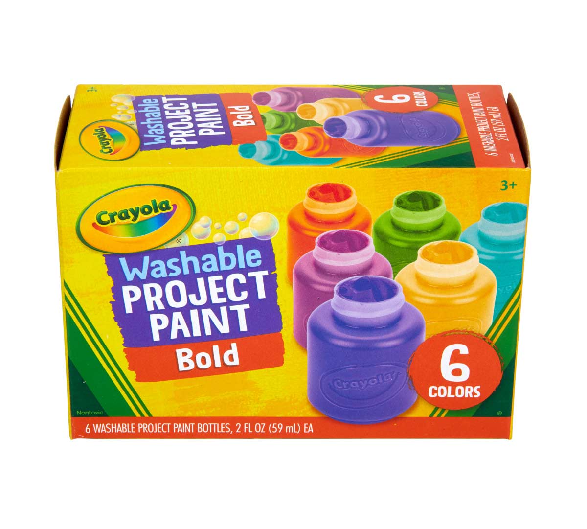 Washable Project Paint Set Bold Colors