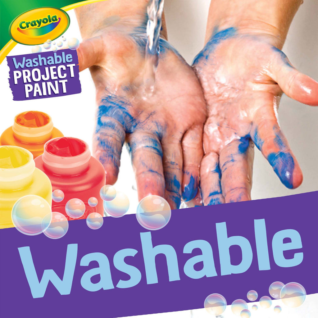 Washable Project Paint Set Bold Colors
