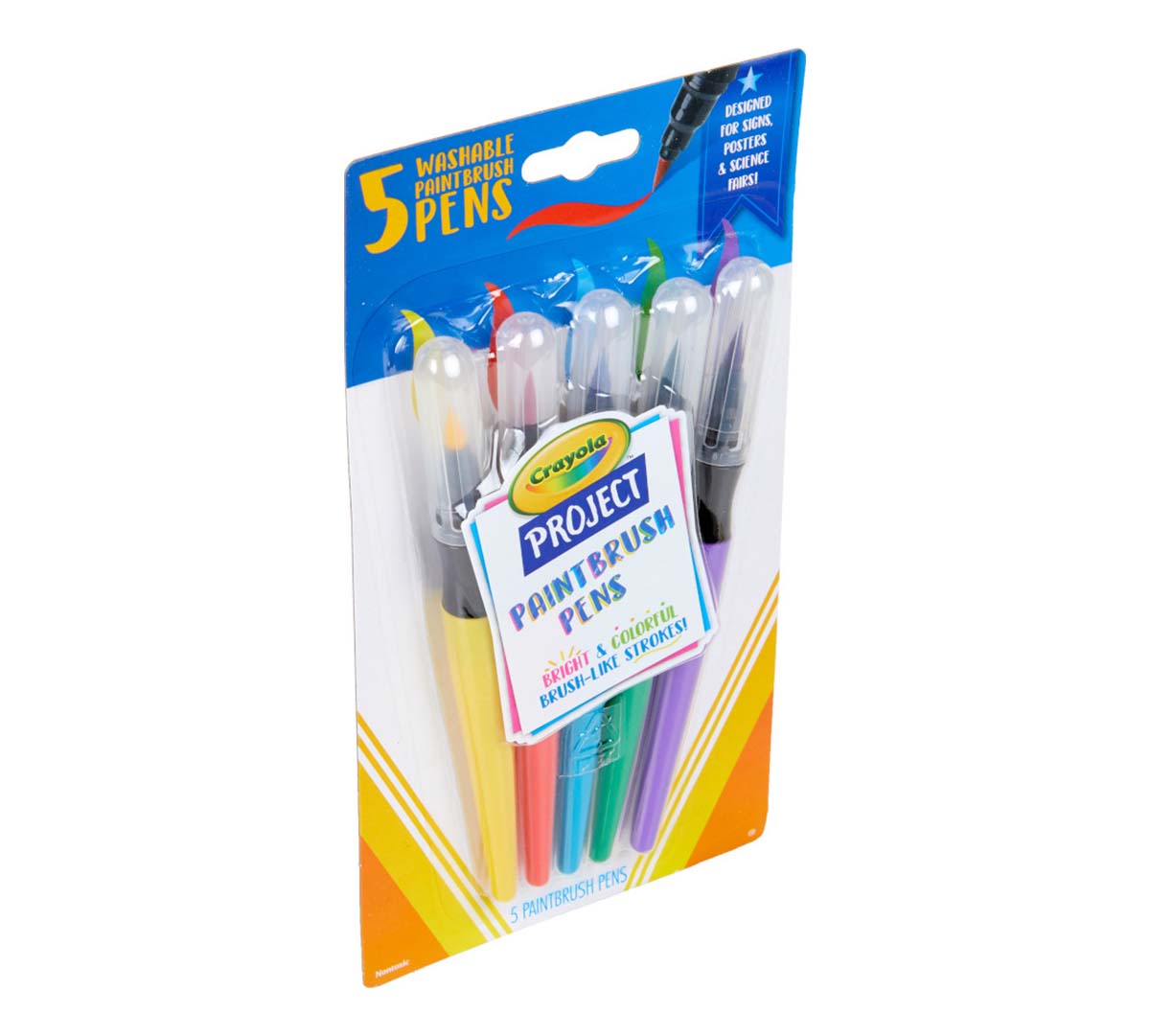 Crayola Project Paint Brush Pens 5 Count