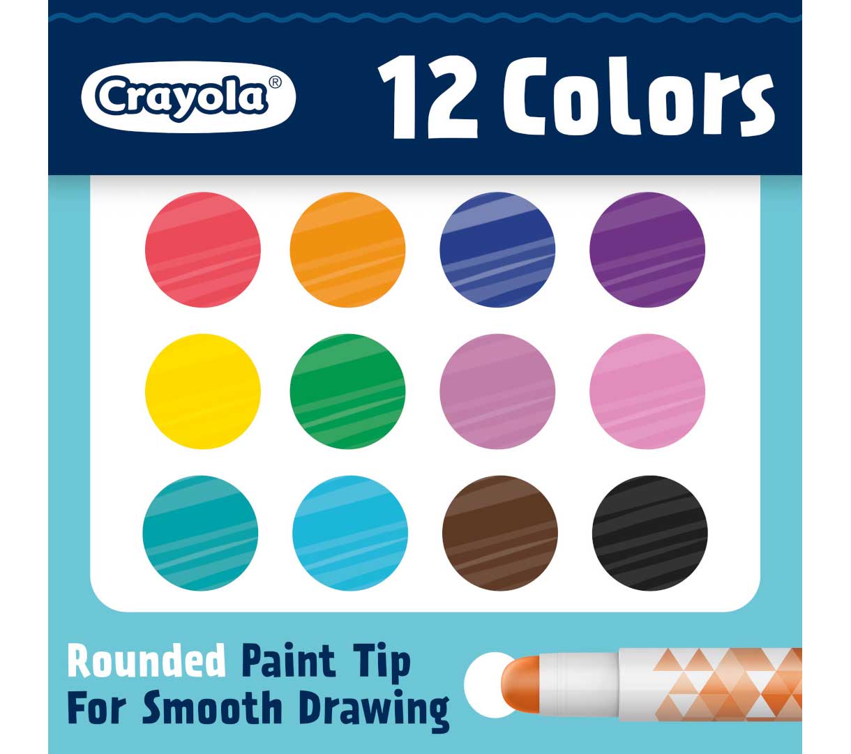 Acrylic Paint Sticks 12 Count