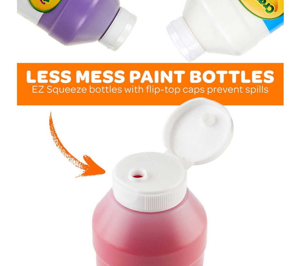 Washable Paint 12 Count 16 Ounce Bottles