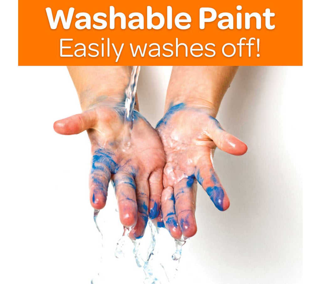 Washable Paint 12 Count 16 Ounce Bottles