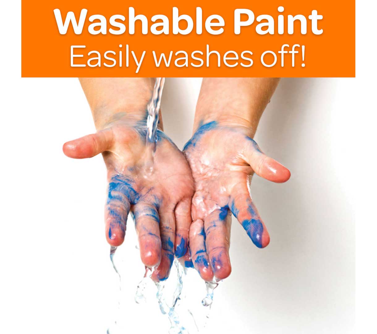 Washable Paint 12 Count 16 Ounce Bottles