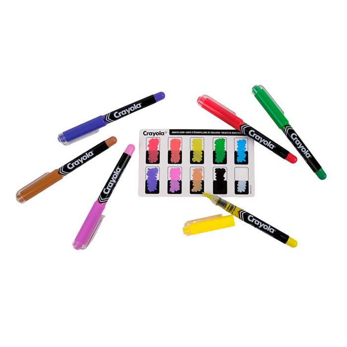 Brush Tip Acrylic Paint Markers 10 count