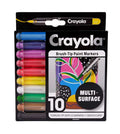 Brush Tip Acrylic Paint Markers 10 count