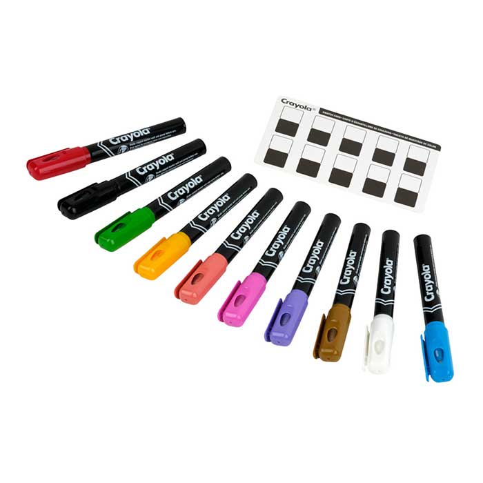 Bullet Tip Acrylic Paint Markers 10ct