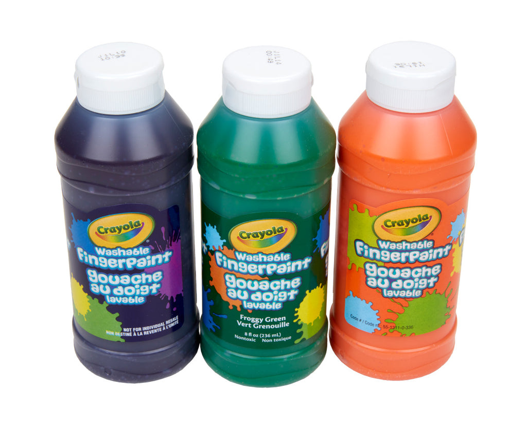 Washable Fingerpaint Secondary Colors 3 Count