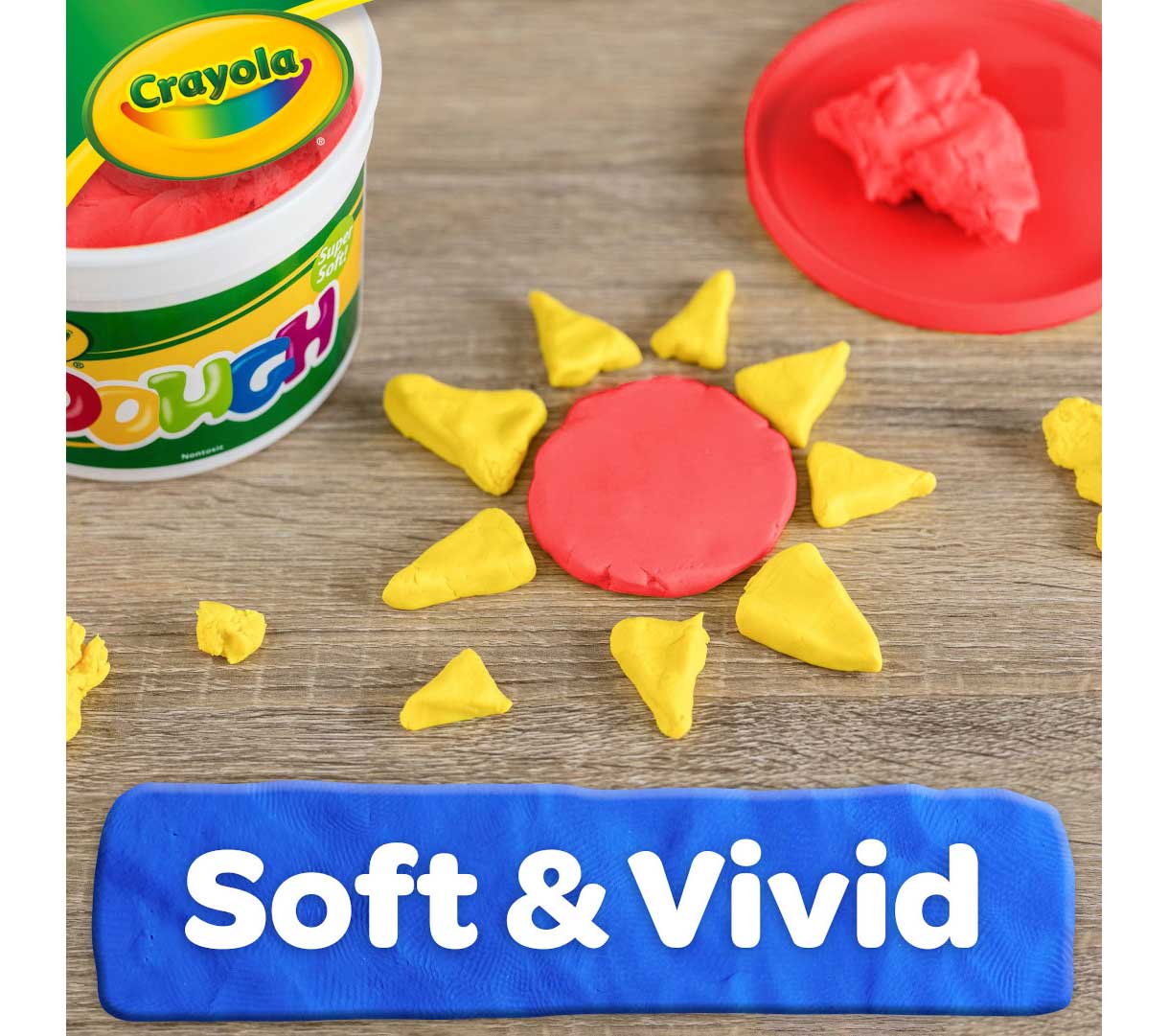 Crayola Dough Set 6 - 3LB Resealable Buckets