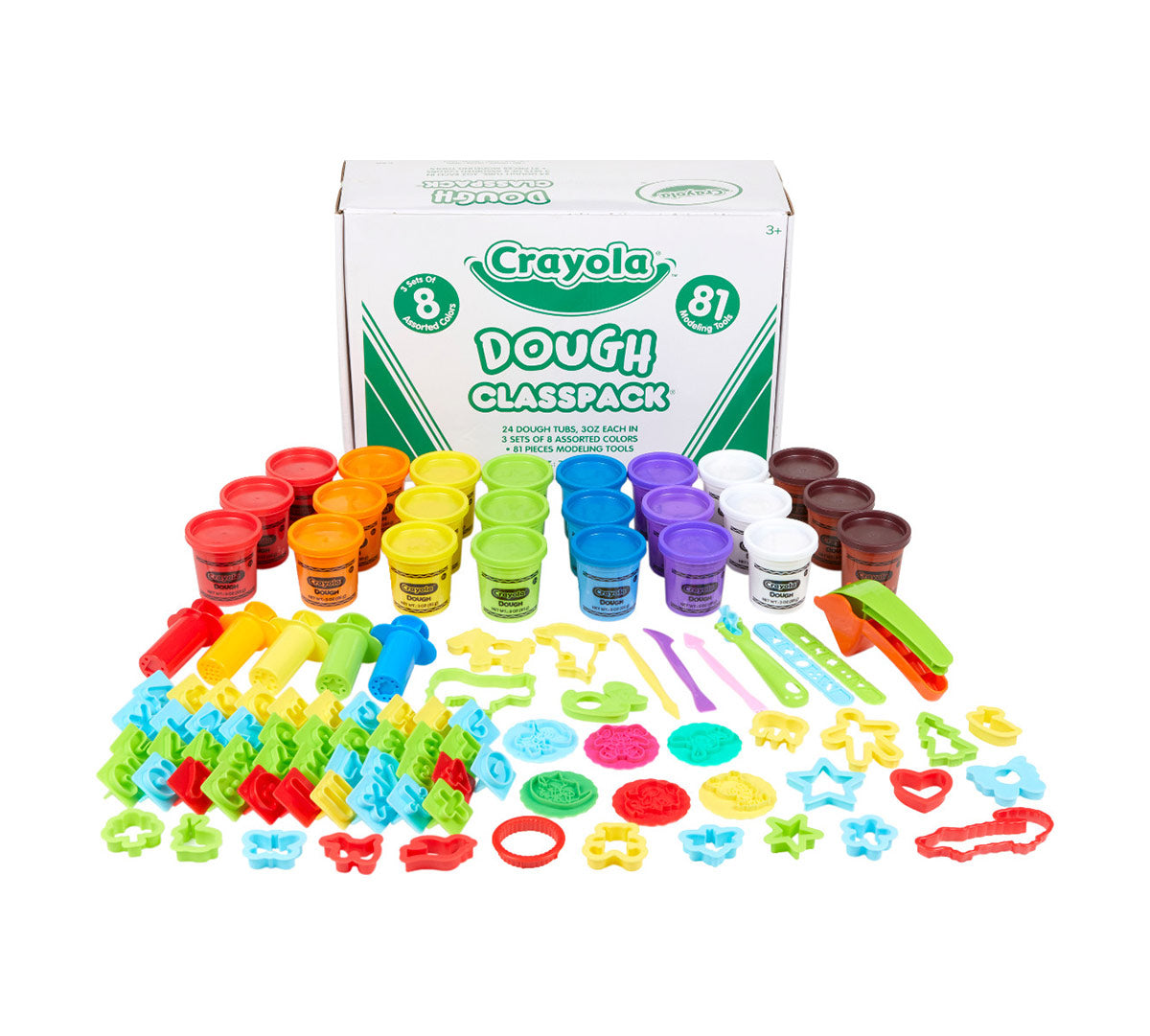 Dough Classpack with Tools Over 100 Pieces