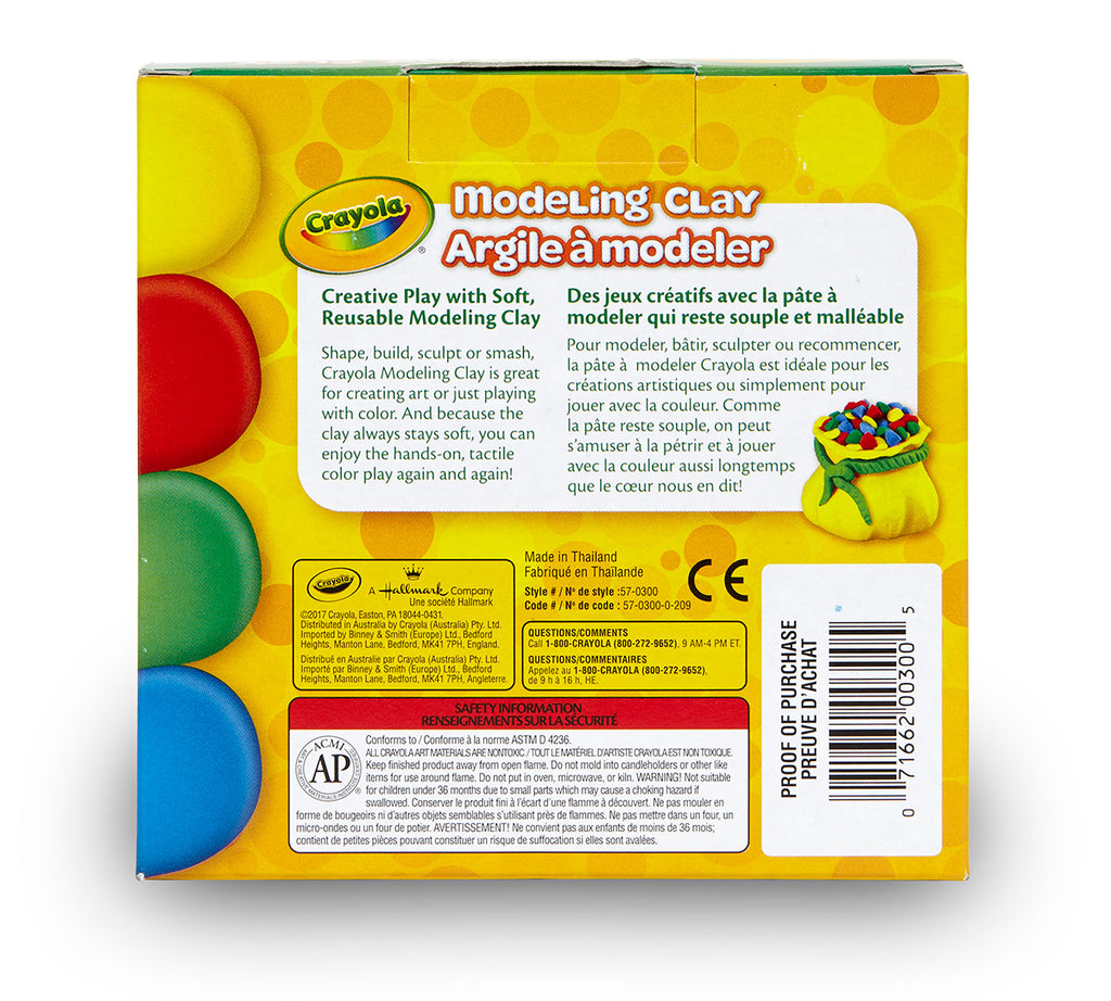 Crayola Modeling Clay 4 Primary Colors