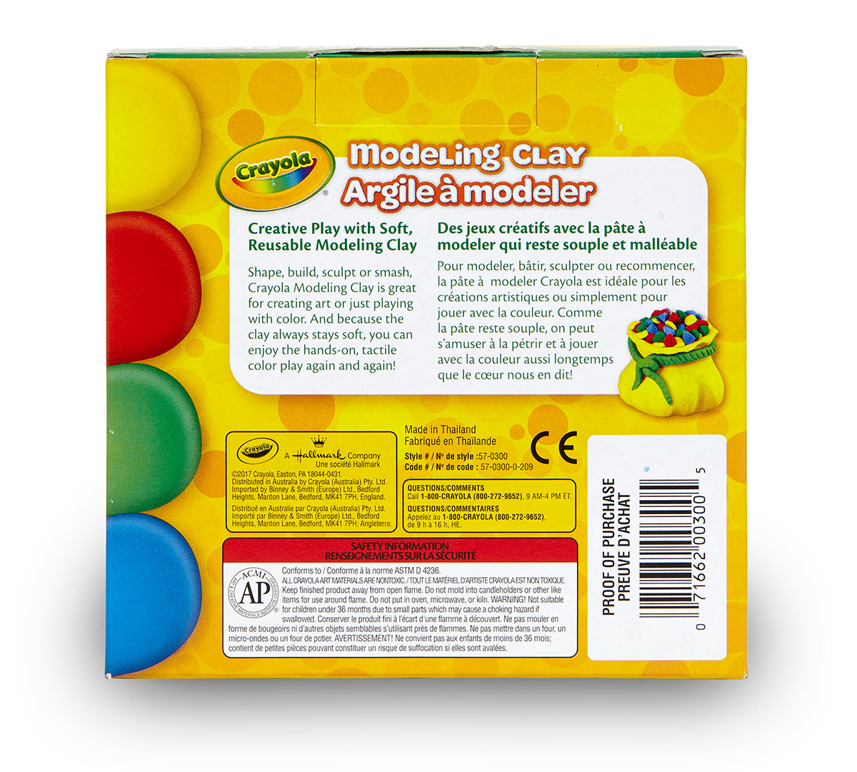 Crayola Modeling Clay 4 Primary Colors