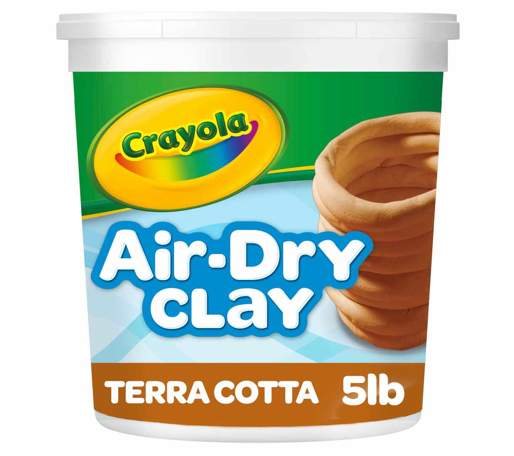 5lb Air Dry Clay Resealable Bucket Terra Cotta
