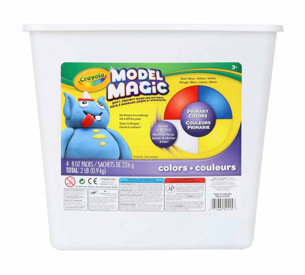 Model Magic 2lb Resealable Storage Container Primary Colors