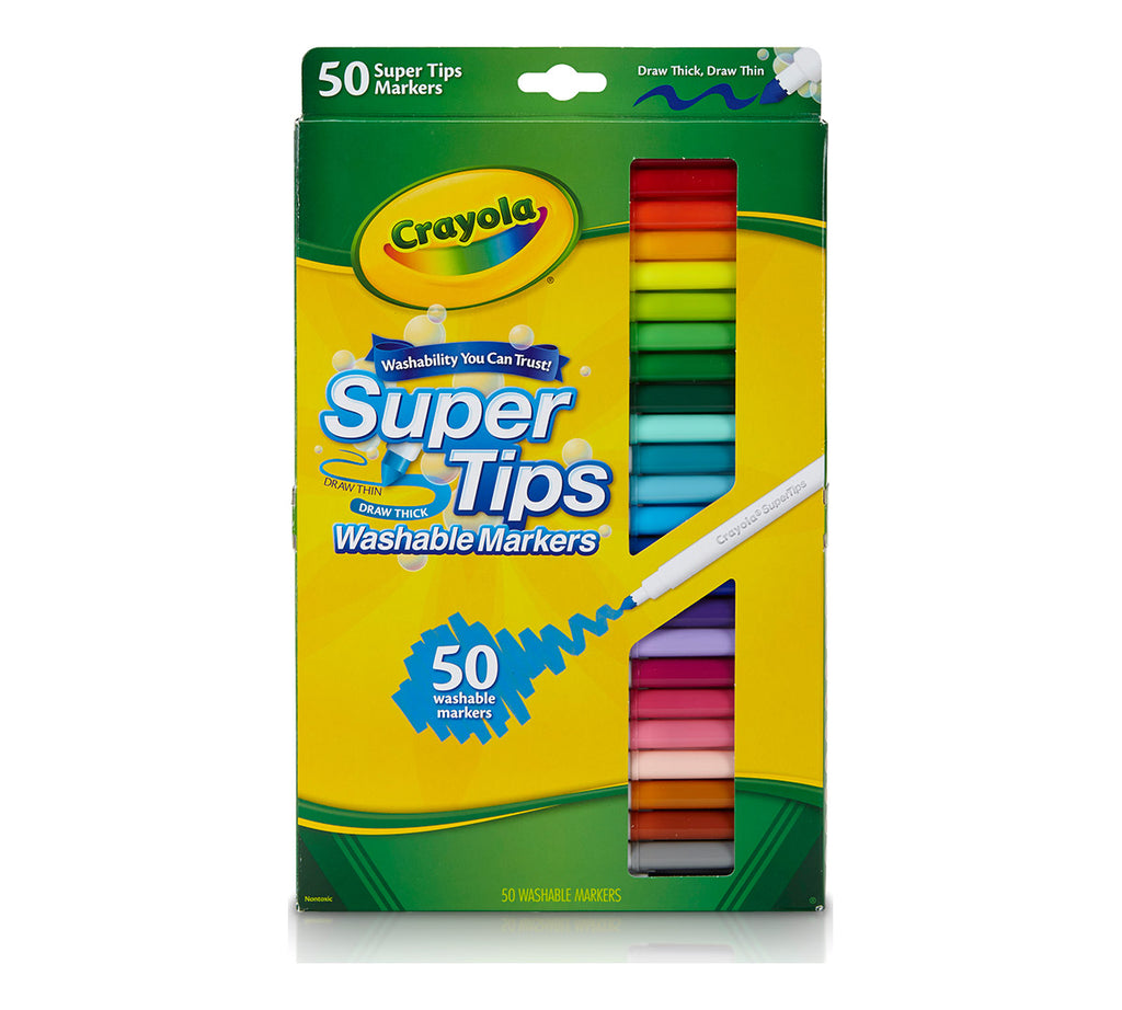 Washable Super Tips Markers 50 Count