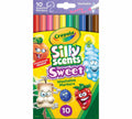 Silly Scents Fine Line Markers Sweet Scents 10 Count
