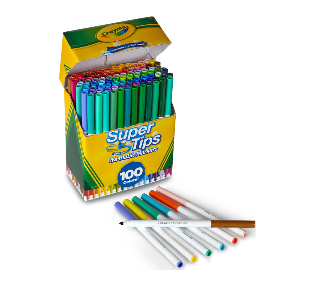 Super Tips Washable Markers 100 Count