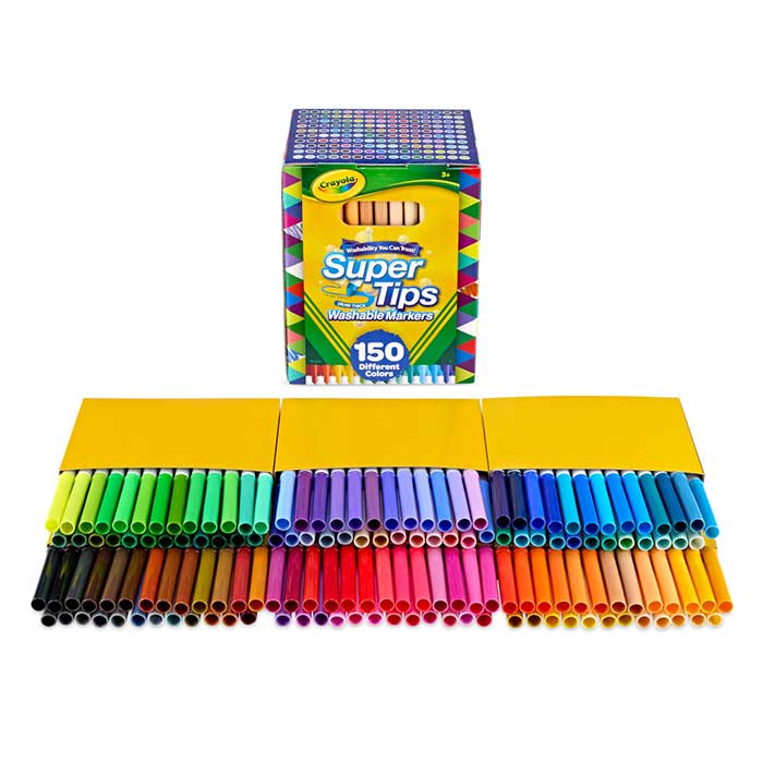 Super Tips Washable Markers 150 Count