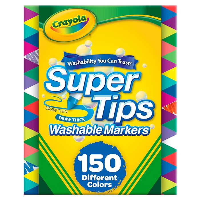 Super Tips Washable Markers 150 Count